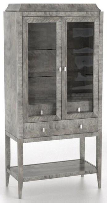 Classic Upright Buffet With Glass Doors